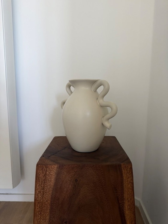 Image 1 of Ferm Living verso vase - cream