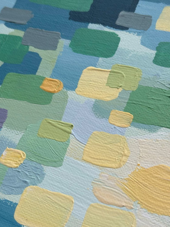 Image 1 of Soon - light on water - stylized impressionist painting