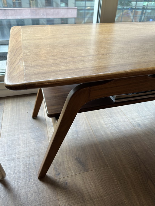 Vintage coffee table teak Danish design 1960's