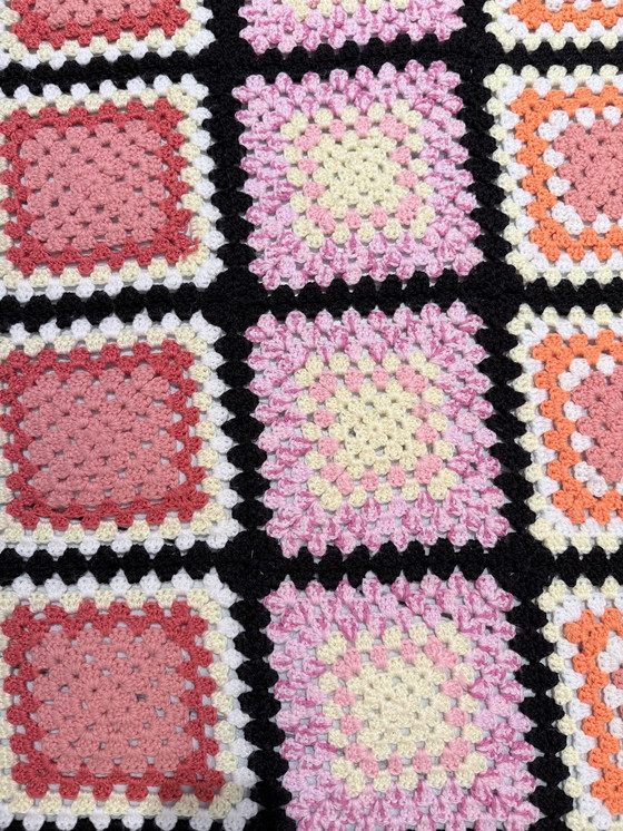 Image 1 of Vintage gehaakte sprei