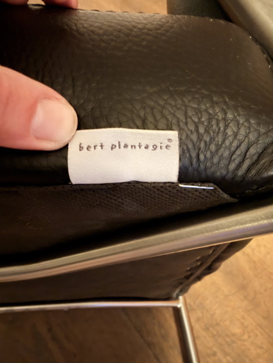 Image 1 of Bert Plantagie Elements dining room chairs black leather