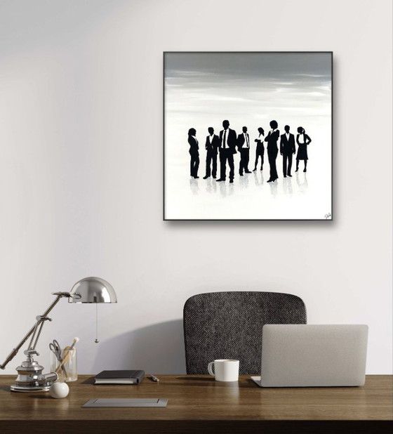 Image 1 of Della Camilleri - Ladies and Gentlemen - Artist Painting