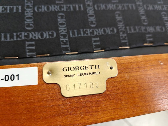 Image 1 of Ensemble de 2 fauteuils en merisier par Leon Krier Modèle Sella Media par Giorgetti, 1991s