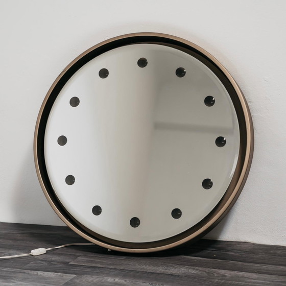 Image 1 of Rimadesio Hollywood Regency Backlit Mirror 1970s Modern Design