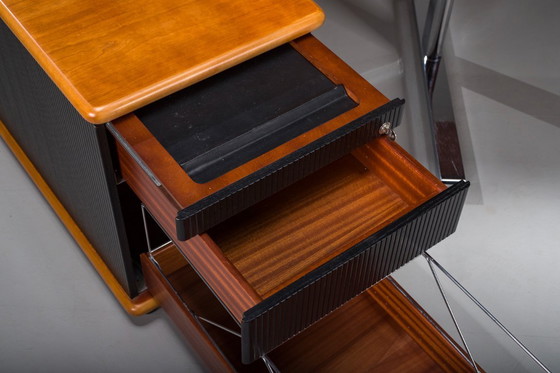 Image 1 of Ensemble de bureau de Walter Knoll / Wilhelm Knoll, Allemagne, années 1970, ensemble de 3 pièces