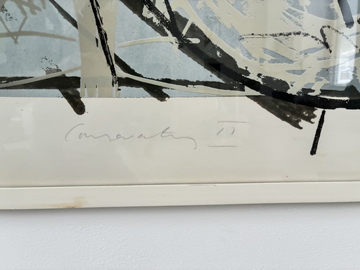 John Walker print framed, Large