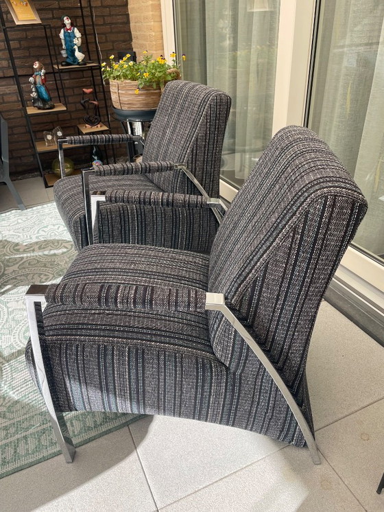 Image 1 of 2 modern armchairs