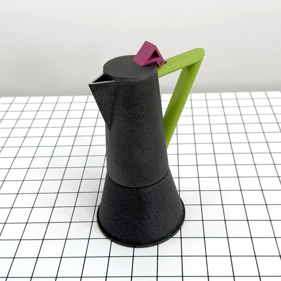 Image 1 of Cafetière Série Accademia par Ettore Sottsass pour Lagostina, 1980