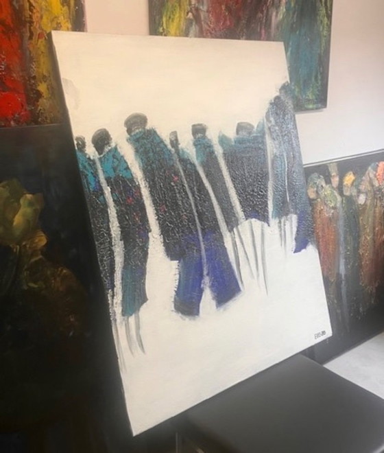 Image 1 of Schilderij van EllesBB - Catwalk -