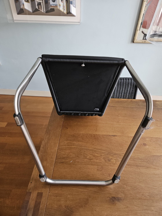 Image 1 of 4x Tecta B20 black with cushion