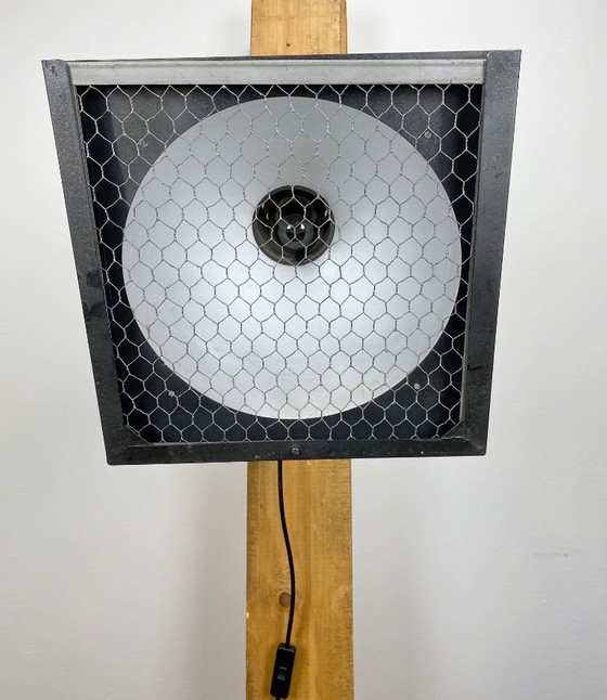 Image 1 of Vintage Grey Theatre Wall or Ceiling Spotlight, 1960s