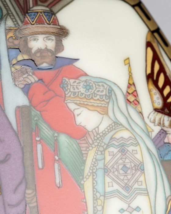 Image 1 of Heinrich Villeroy & Boch Boris Zvorykin Die Schneekönigin Russian Fairy Lid-box