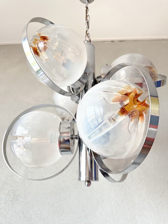 Image 1 of Lampe Sputnik vintage Mazegga