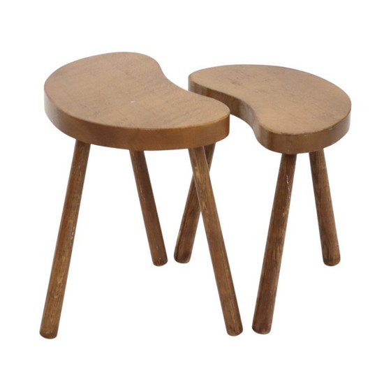 Sgabelli Vintage in Legno Tavolini a Nido a Forma di Rene Legno Massello – Wood (photo 2 of 16)
