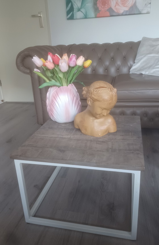 Image 1 of Estatua de yeso La Rieuse a la Jean Baptiste Galle color terracota