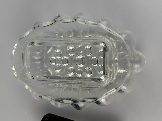 Image 1 of 60s 70s wall lamp made of glass & metal Bubble Wall Sconce Space Age Design
