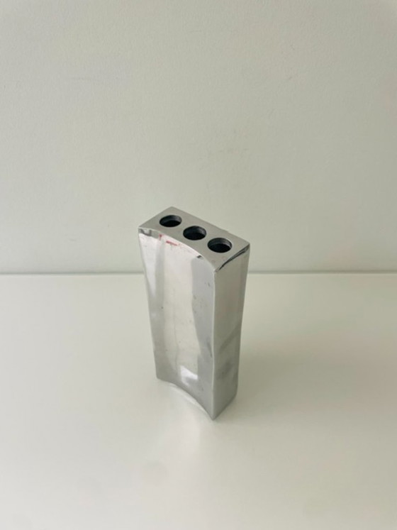 Image 1 of Modern stainless steel design vase with 3 openings