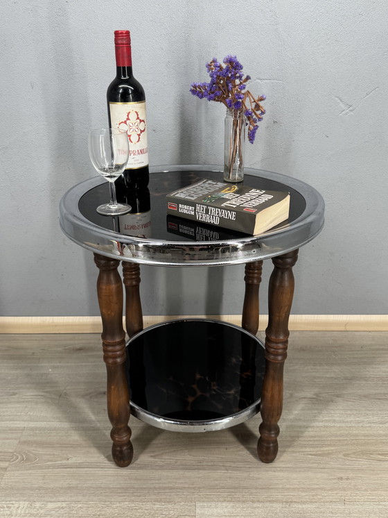 Image 1 of Tavolino Art Déco con dettagli in tartaruga