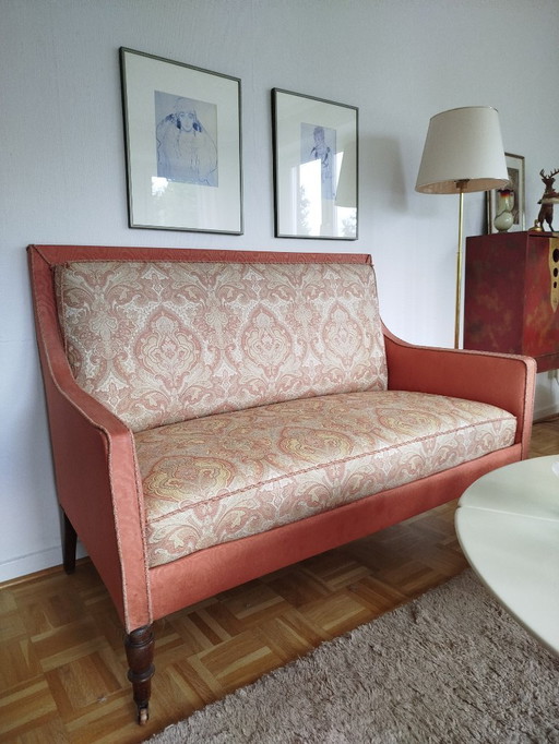 Antique sofa, Napoleon, Biedermeier, French