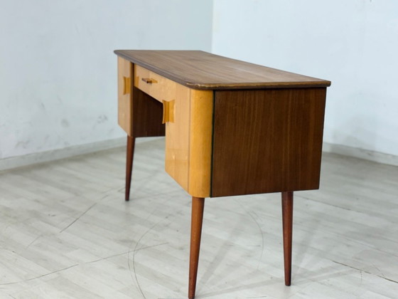 Image 1 of Vintage bureau, ladekast, kaptafel, damesbureau, tafel