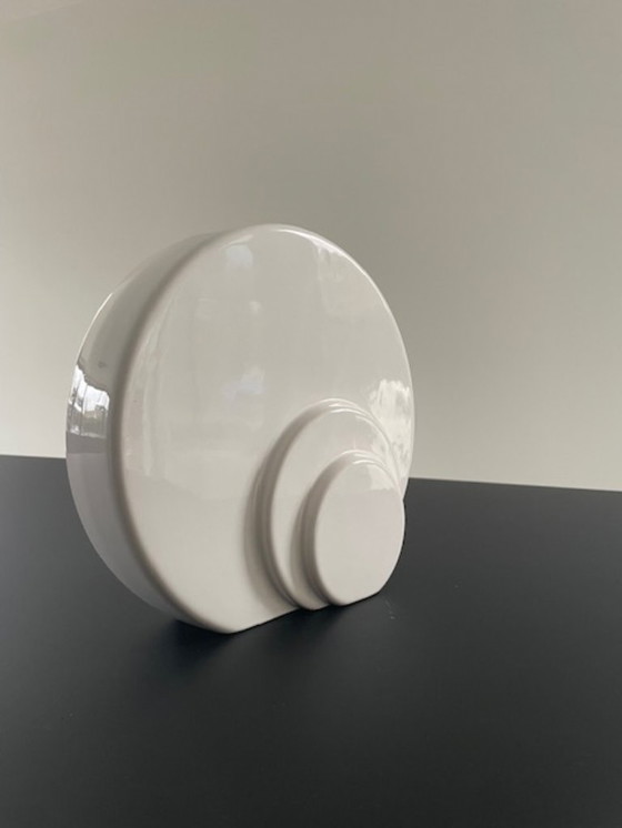 Image 1 of Vintage disc vase in postmodern design
