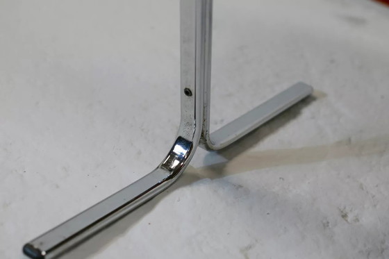 Image 1 of 4x Fauteuils "Space Age", Piètement Acier Chromé, Revêtement