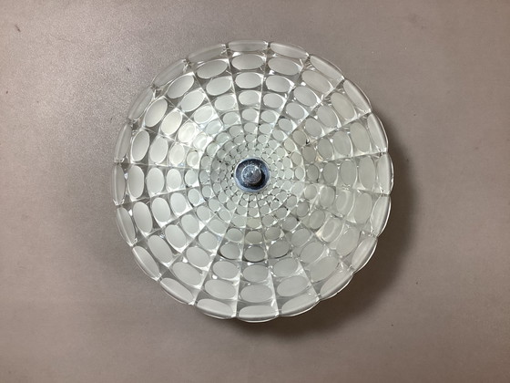 Image 1 of Vintage glass Peill & Putzler seventies wall-ceiling lamp