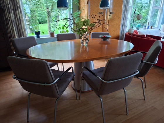 6 Gelderland Zoom 925 stoelen Paul Young voor Gelderland – Eetkamerstoelen, Chrome (photo 7 of 8)