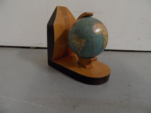 Globe terrestre vintage 1950's