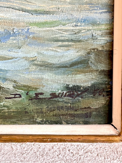 Oil Painting Angel D’Esury 1966 – schilderijen tekeningen, Canvas (photo 2 of 5)