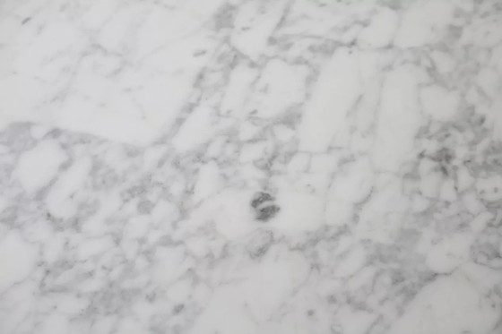 Image 1 of Marmeren en stalen tafel Frankrijk, Circa 1970