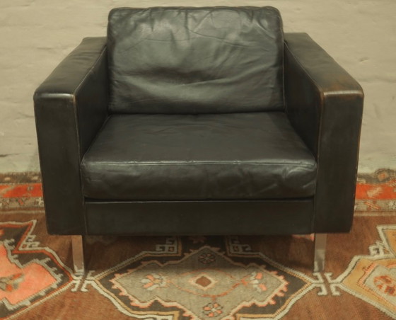 Image 1 of Fauteuil lounge en cuir COR des débuts, années 1950