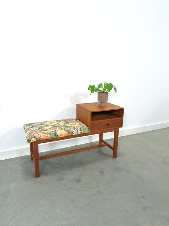 Image 1 of Banc de salle en teck de Suède