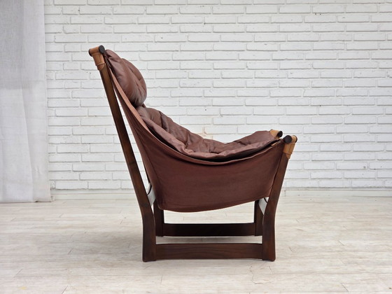 Image 1 of Fauteuil lounge « Trega », design norvégien des années 1970 par Tormod Alnaes.