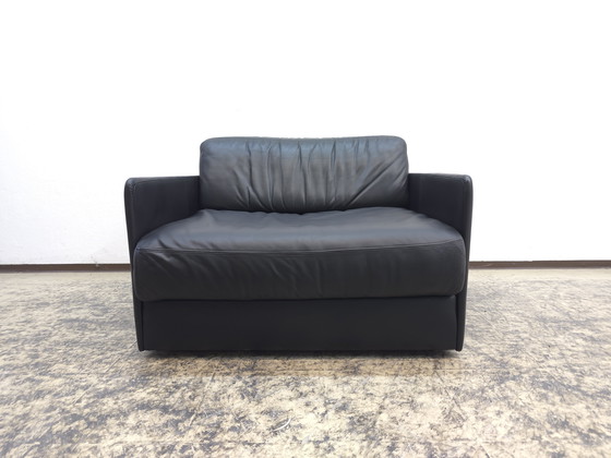 Image 1 of De Sede ds 76 poltrona di design in pelle poltrona sedia divano desede pelle nero