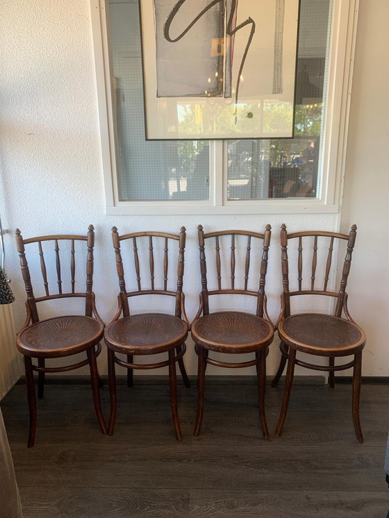 Image 1 of 4 sillas Thonet de los años 1920/1930 MUNDUS Viena