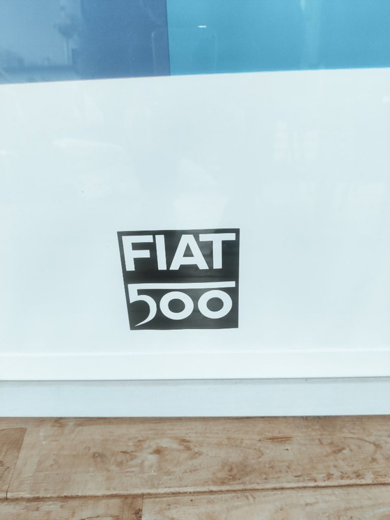 Image 1 of Fiat 500 pop-art ingelijste poster 
