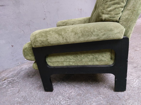 Image 1 of 2 X Mid-Century Green Relax Chairs