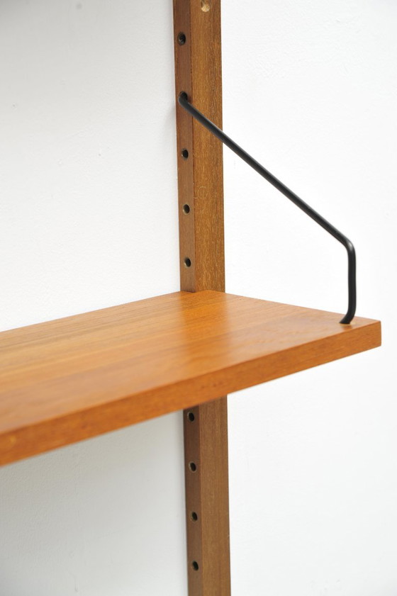 Image 1 of Mensola da parete "Royal System" in teak di Poul Cadovius per CADO (anni '50)
