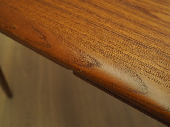 Image 1 of Mesa de teca, diseño danés, década de 1970, fabricada en Dinamarca.