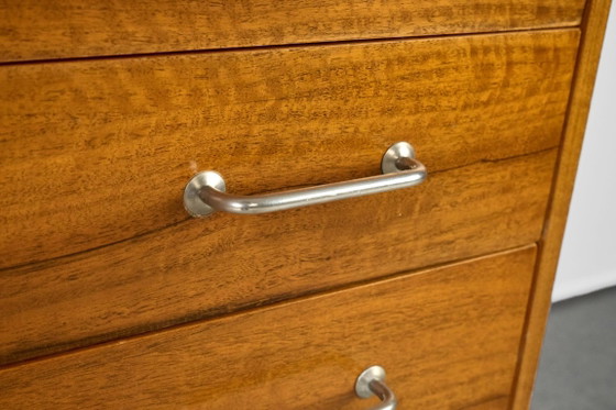 Vintage Chest of Drawers / Vanity Table, 1960s, Czechoslovakia, UP Zavody, Wood, Brown (photo 8 of 17)