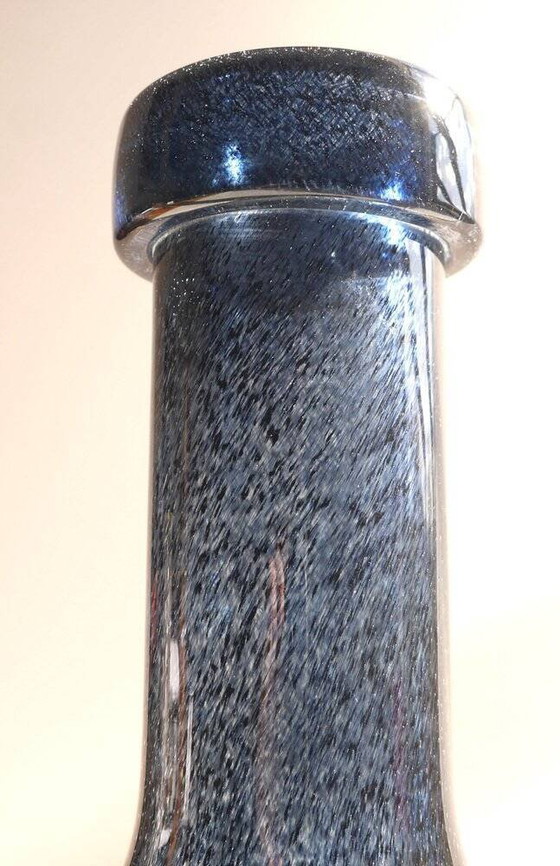 Image 1 of Modern Scandinavian art glass vase from Borgström Åseda