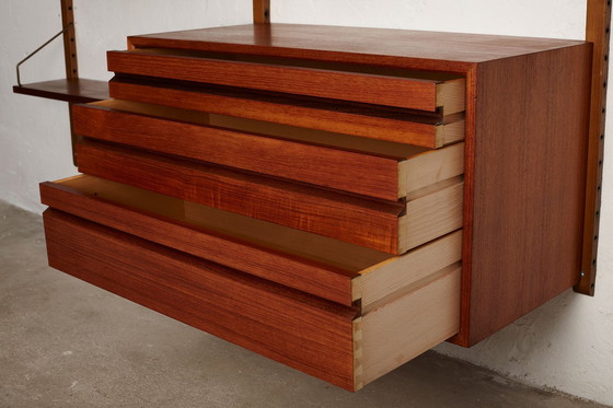 Image 1 of Royal System Wall Unit Designed by Poul Cadovius for Cado, Denmark 1950’s