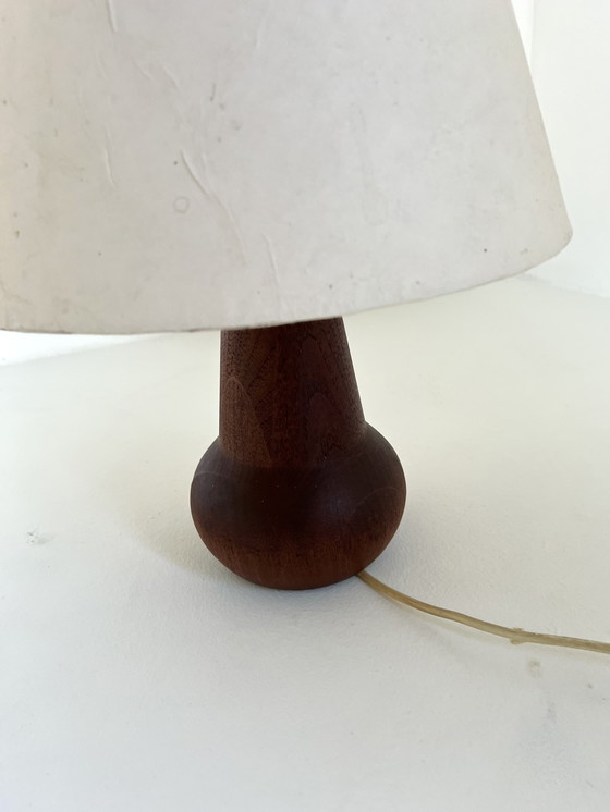 Image 1 of Teak & Paper Table Lamp '60
