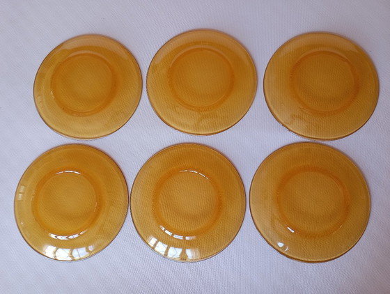 Image 1 of Vereco vintage amber dinner plates