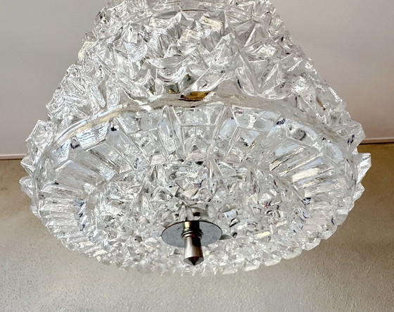 Suspension vintage Austrolux – Verre, Chrome (photo 13 of 15)