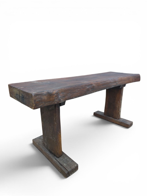 Primitive french console table