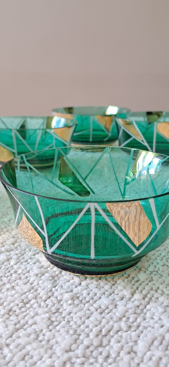 Set van 8 sorbetcoupes jaren 50 – Glazen & Karaffen, Glas (photo 3 of 5)