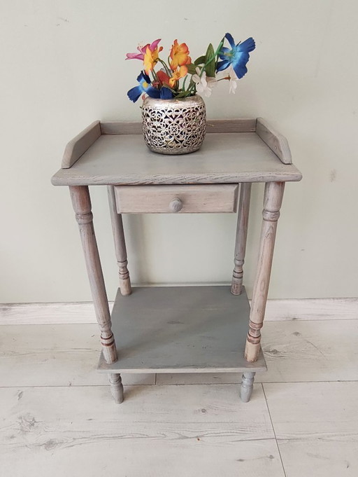 Small side table made of solid wood