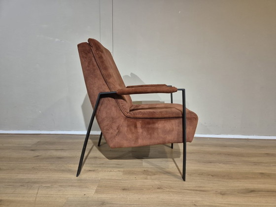 Image 1 of Showroommodel - Montel Sintra Fauteuil - Koper - Brons - Zwart - Velours
